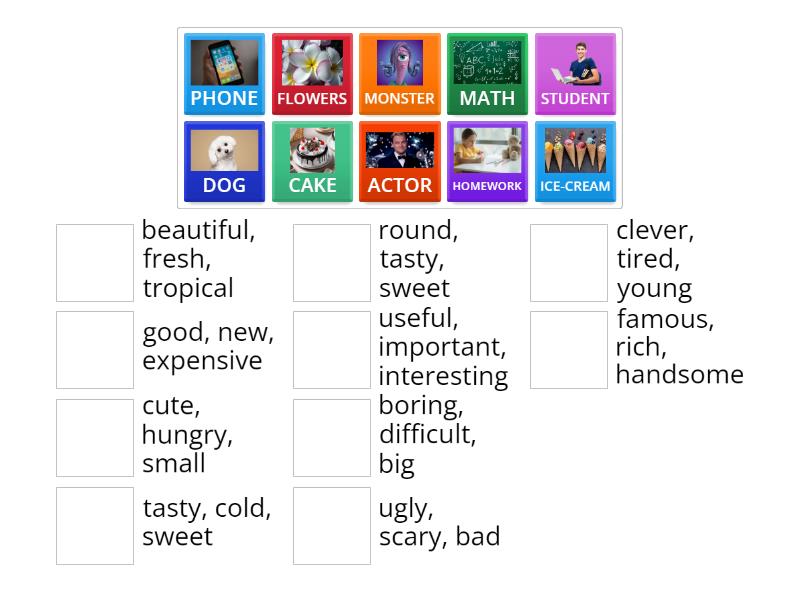 ADJECTIVES - Match up