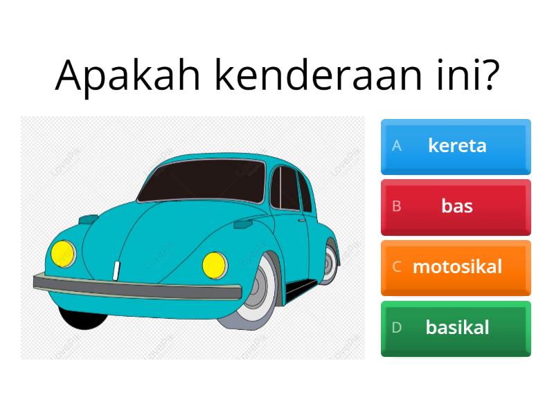 Kenali Kenderaan Darat - Quiz