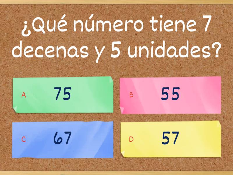 Preguntas Para 1ro De Primaria: Números De Dos Cifras. - Cuestionario