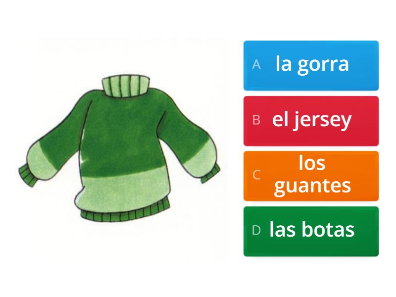 La ropa - Quiz