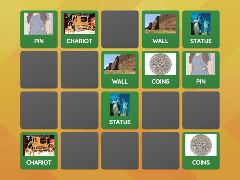ANCIENT ROME VOCABULARY-MEMORY GAME-CLASS MARCH 11TH 2024 - Matching pairs