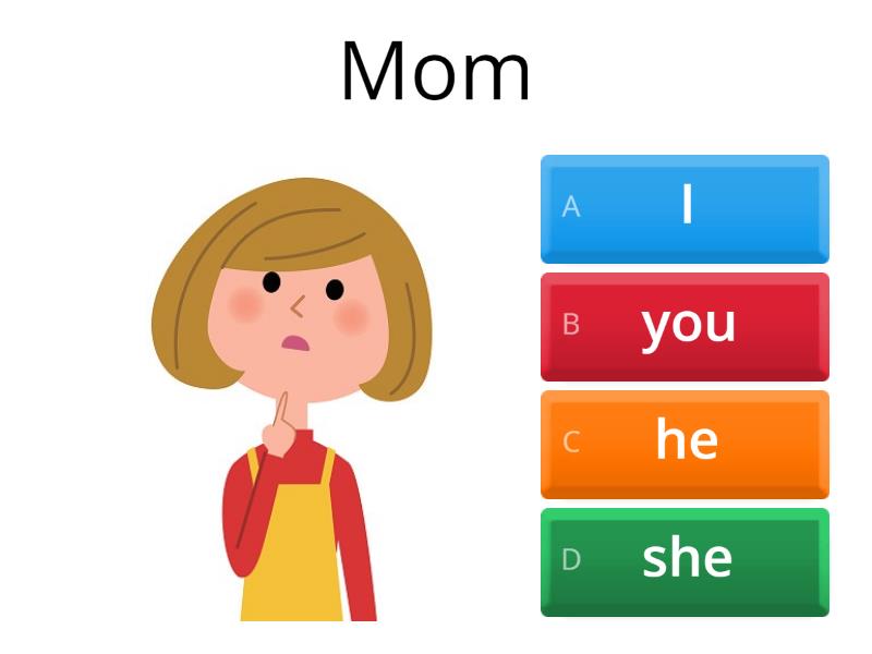 K3 Week 1 Grammar: Subject Pronouns - Quiz