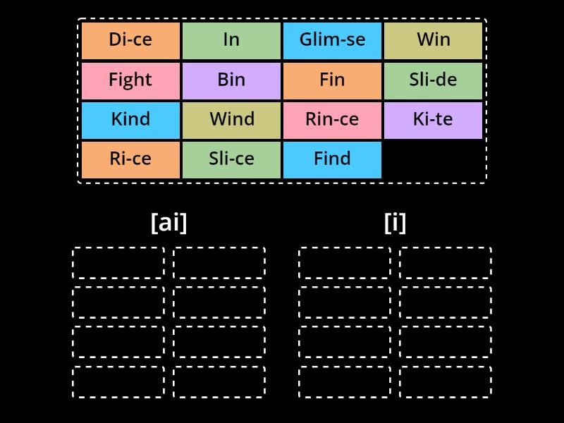Letter I - Group sort
