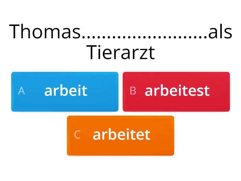 Verben Verben Verben - Quiz