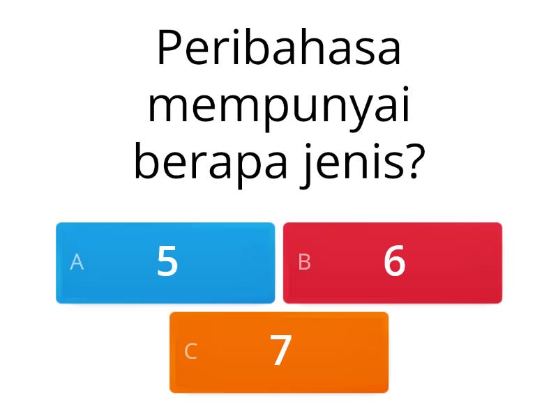 KUIZ PERIBAHASA - Quiz