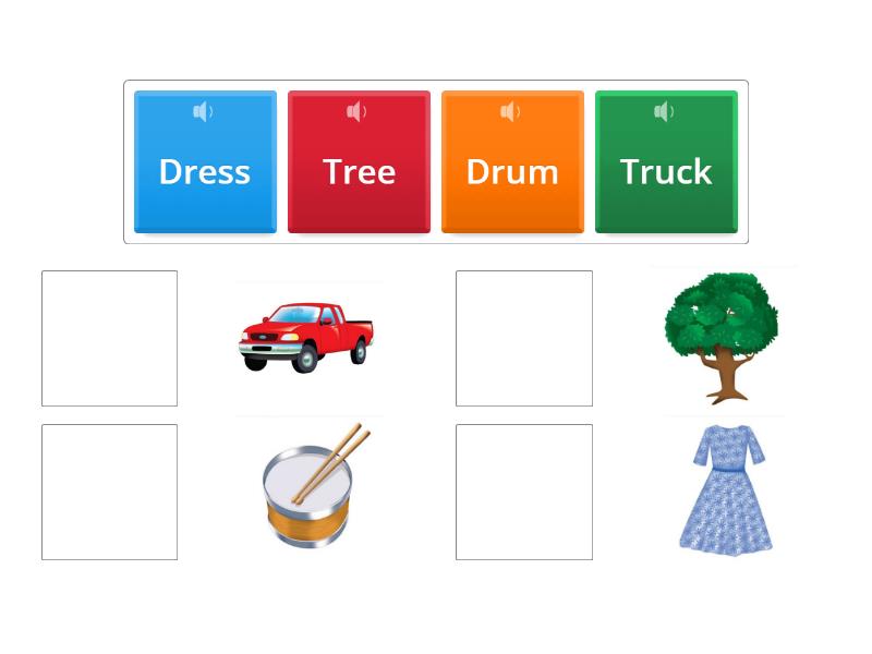 Oxford Phonics fr-gr-pl-sl-dr-tr - Match up