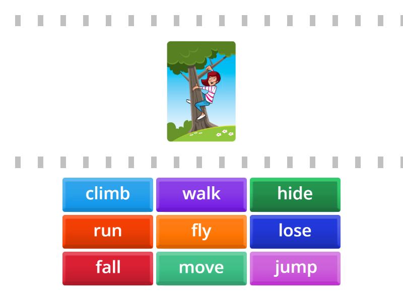 Action Verbs II - Find the match