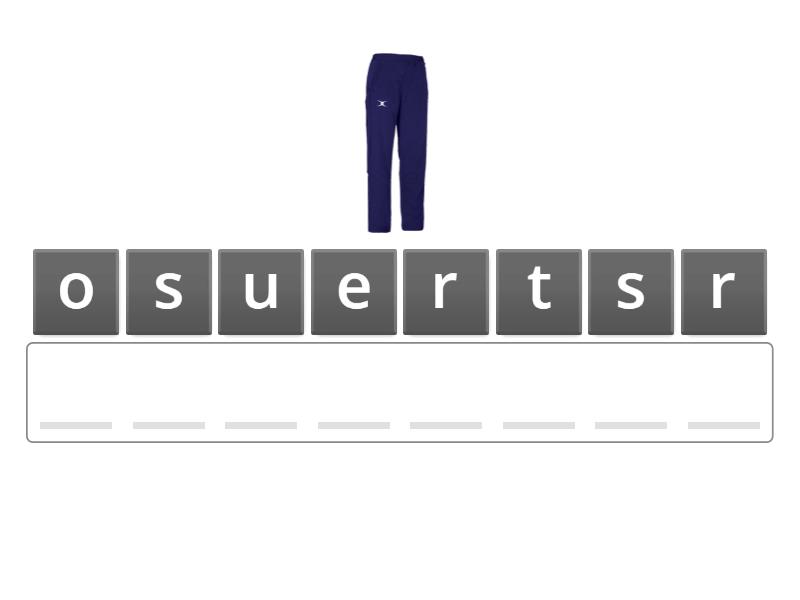 Clothes Anagram