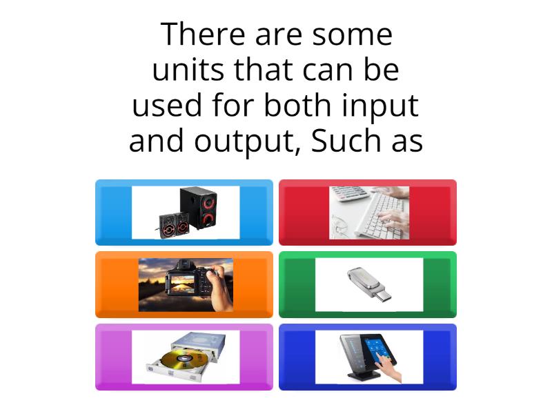 Input and output devices - Quiz