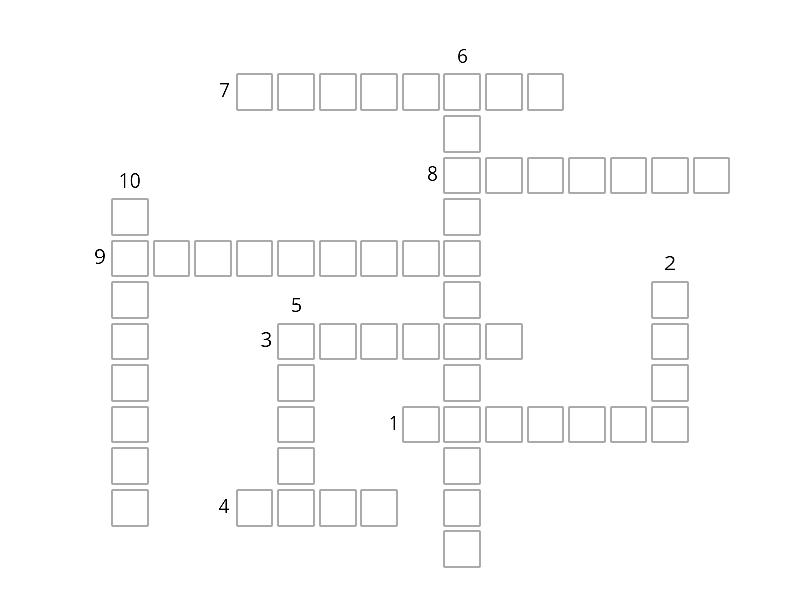 GAMESHOW Crossword