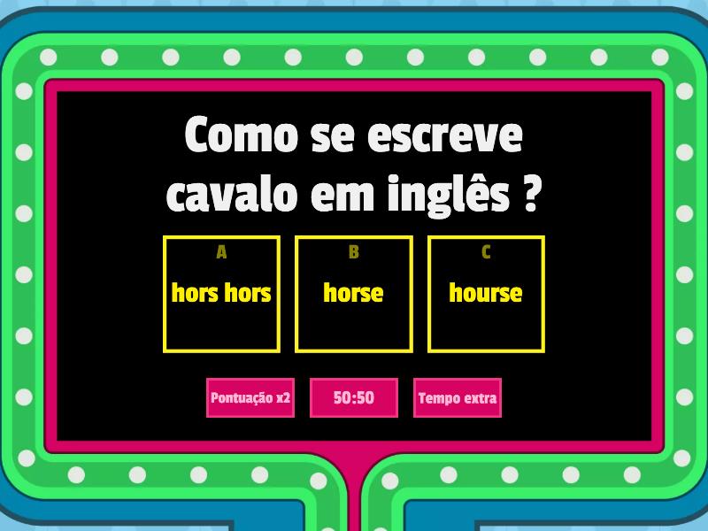 Quiz Wordwall - Game Show De TV