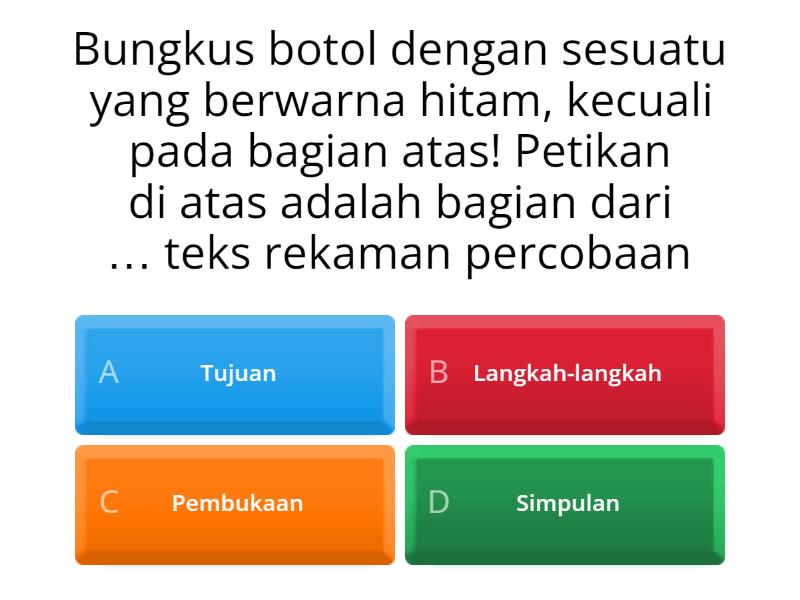 Laporan Percobaan B - Quiz