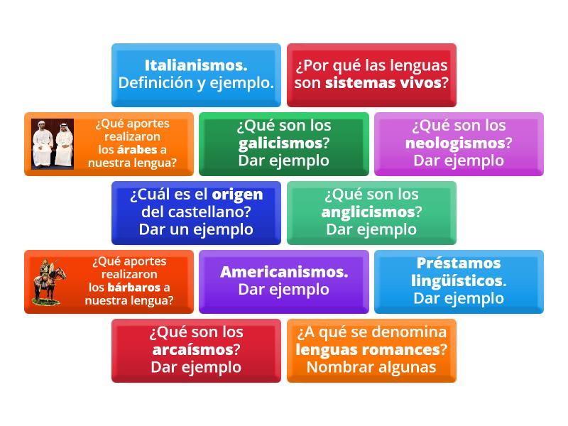 Origen del castellano - Flip tiles