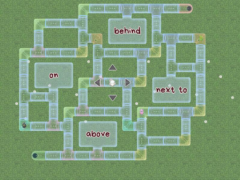 Spotlight 5 Module 3с Prepositions of Place - Maze chase