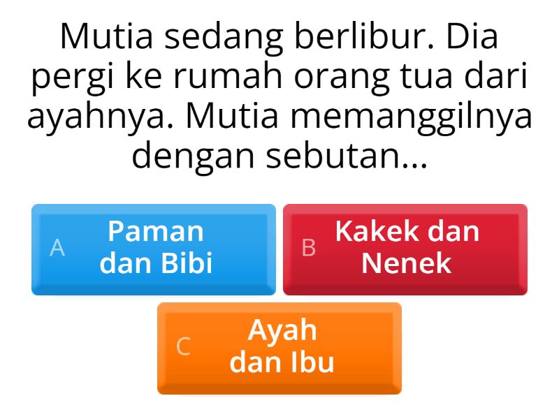 BAHASA INDONESIA - Quiz