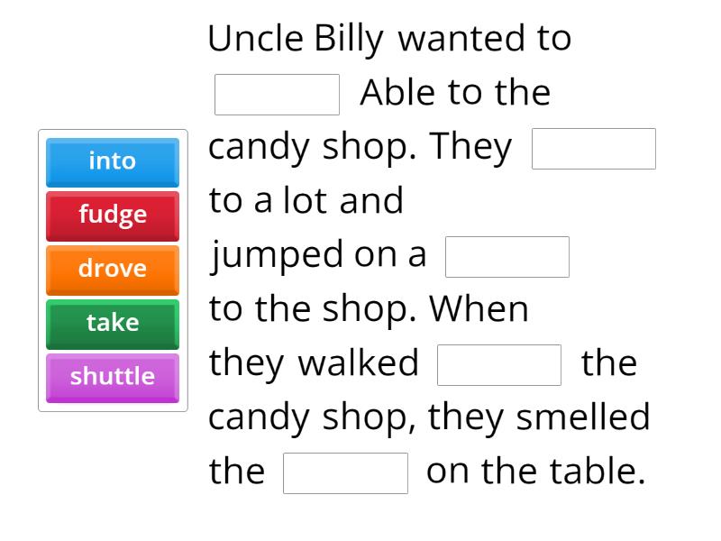 Lesson 75 le Maple Fudge Complete the sentence