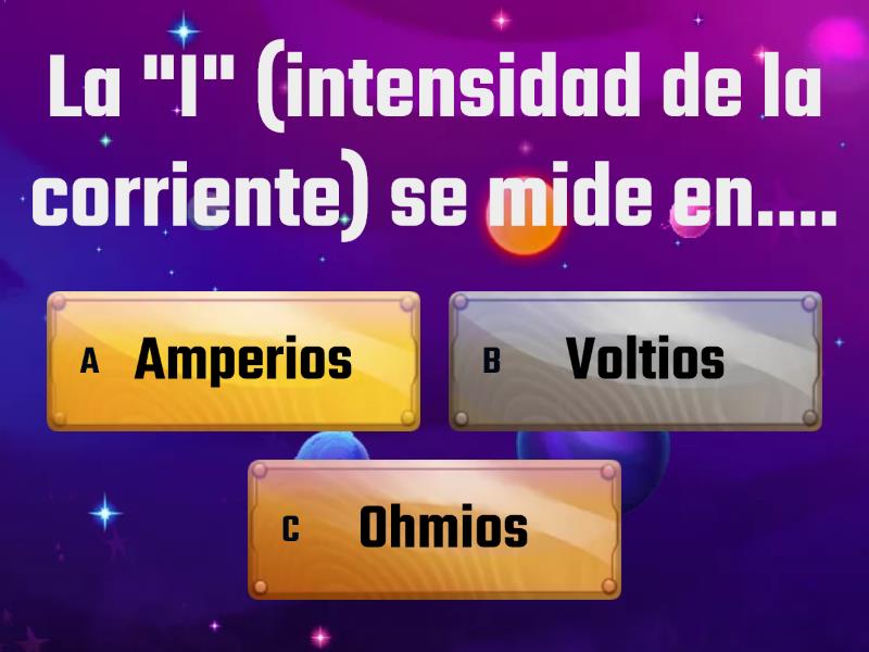 Retomando La Ley De Ohm - Quiz