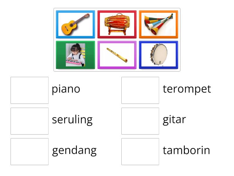 macam-macam alat musik - Match up