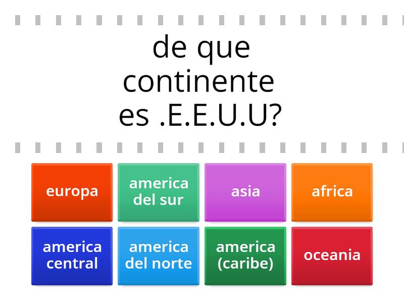 los-paises-segun-su-continente-find-the-match