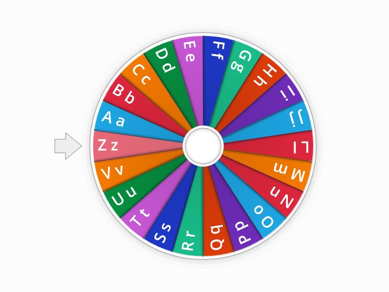 Rueda de letras - Random wheel