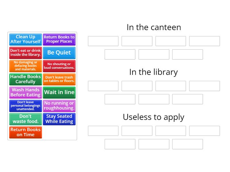 Rules' Placement - Group sort