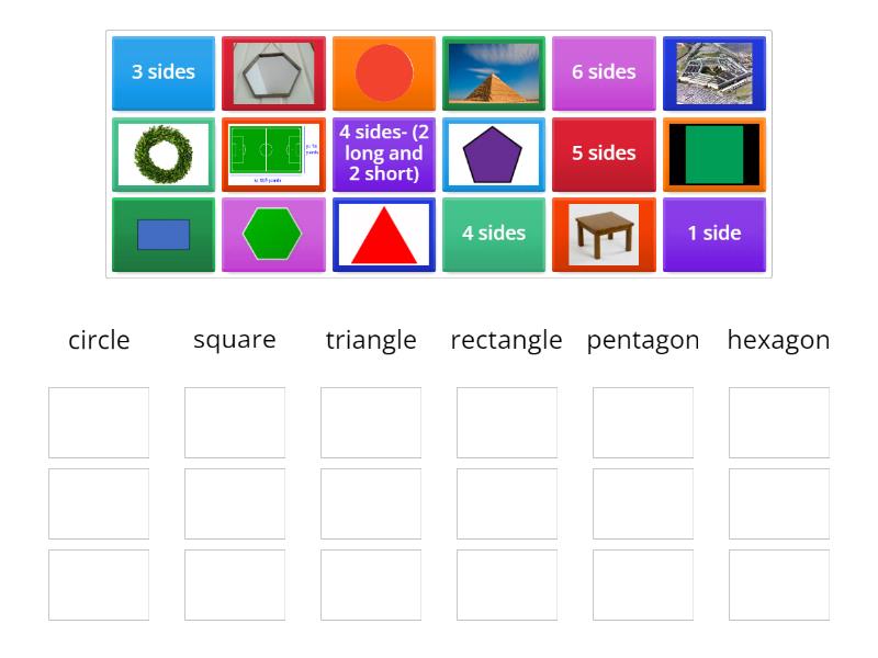 Sorting2D Shapes - Group sort