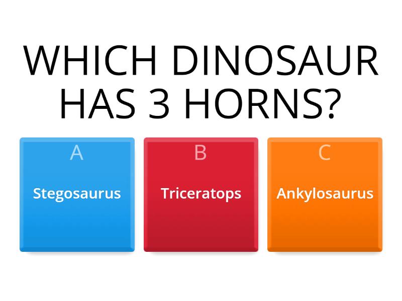 Guess the dinosaur - Cuestionario