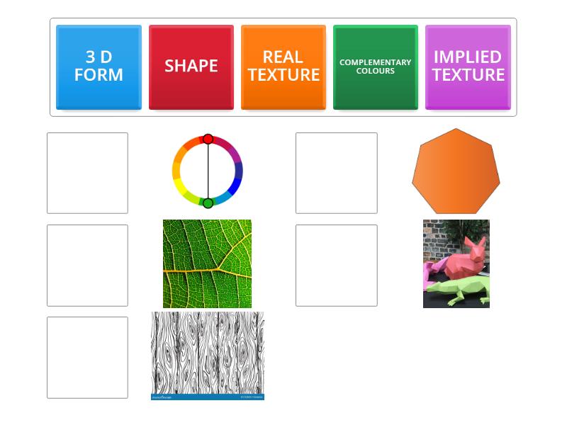 ELEMENTS OF ART - Match up