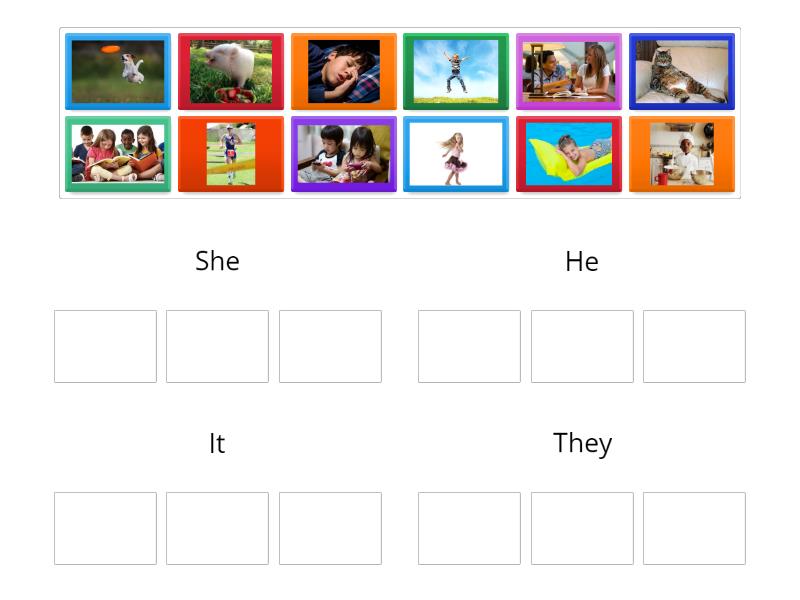 kb 2 unit 5 doing ( sorting he she it they) - Ordenar por grupo