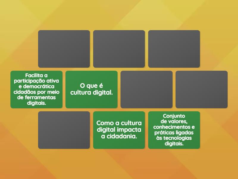 CULTURA DIGITAL!!! - Matching pairs
