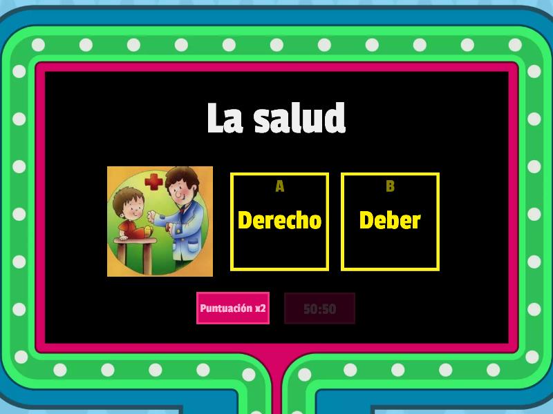 Deberes Y Derechos De Los Niños Y Niñas - Gameshow Quiz