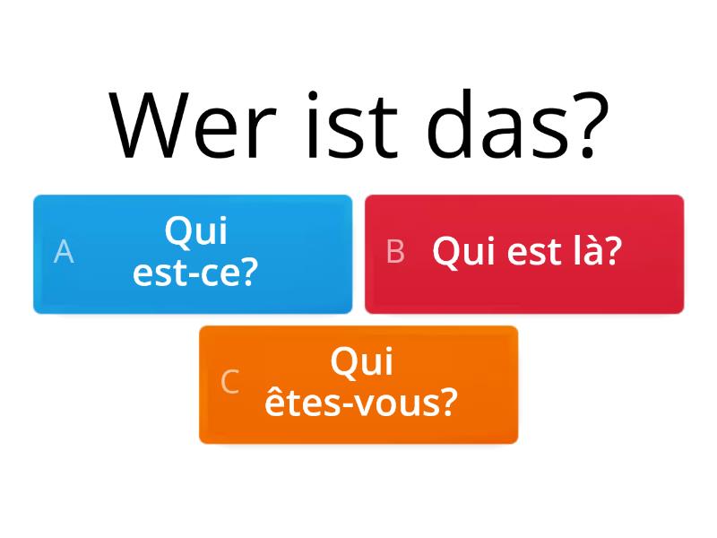 quels sont les w fragen en allemand