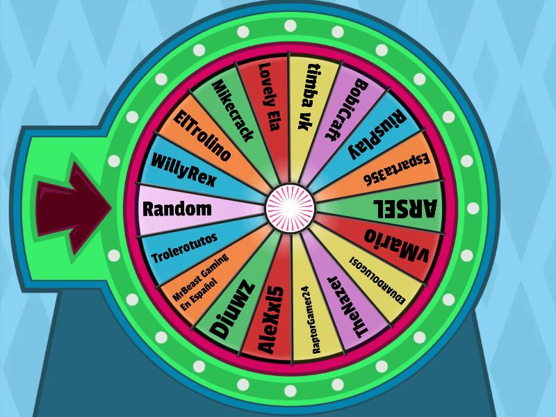 RULETA DE YOUTUBERS - Spin the wheel