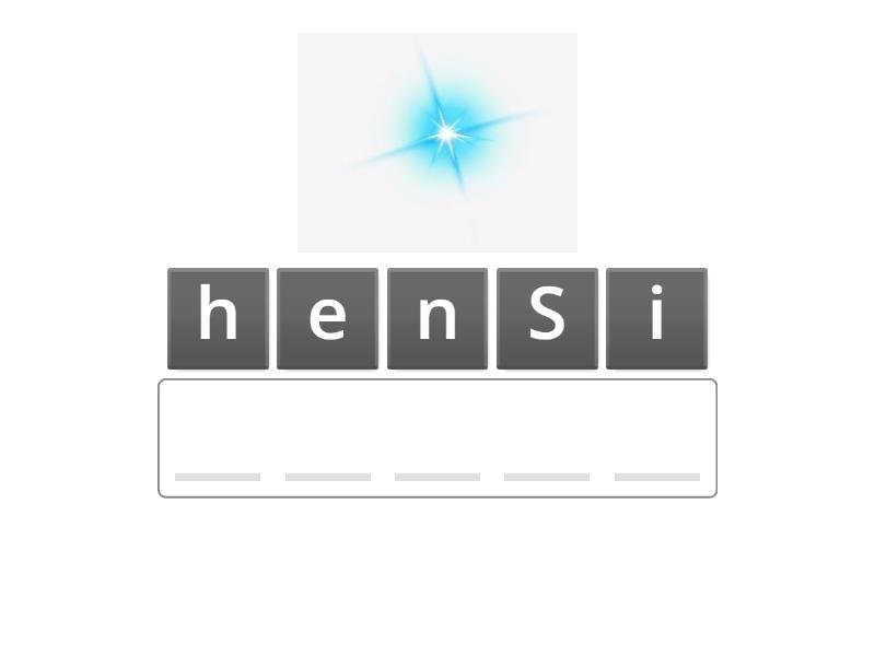 Unit 12 Phonics Anagram