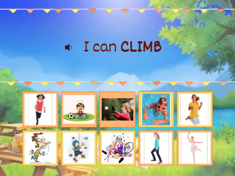 Team Together 1 Unit 9 - I can / I can't - Find the match