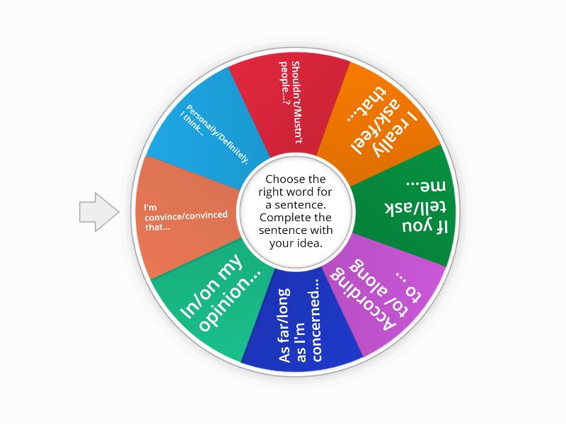 Opinion Wheel - Spin the wheel