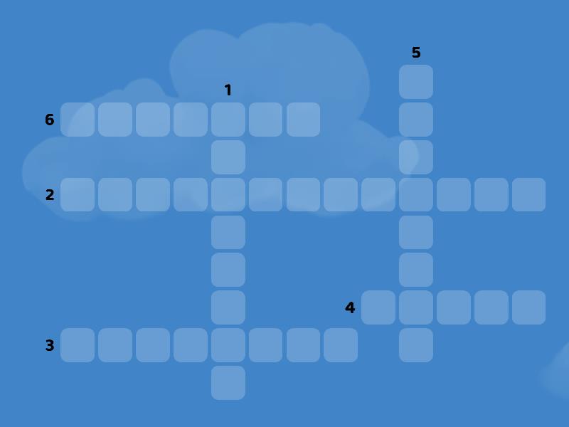 Palavras cruzadas sobre os biomas brasileiros - Crossword