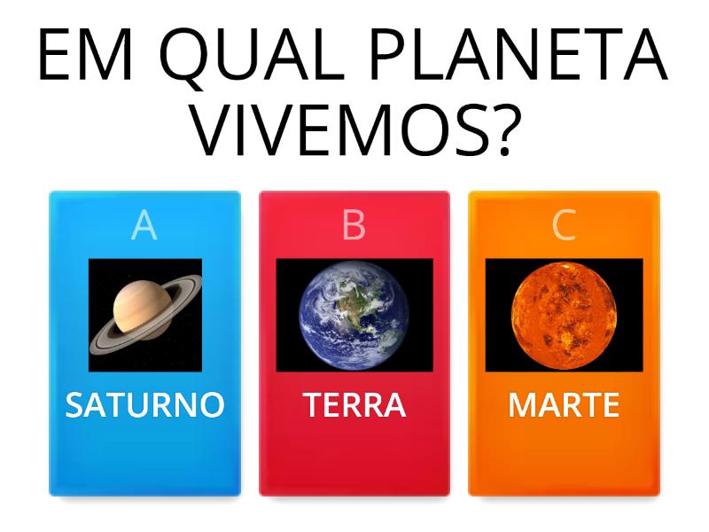 SISTEMA SOLAR (EDUCAÇÃO INFANTIL) - Questionário