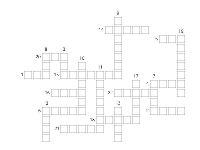 Ralina Verbs V1 And V2 Crossword