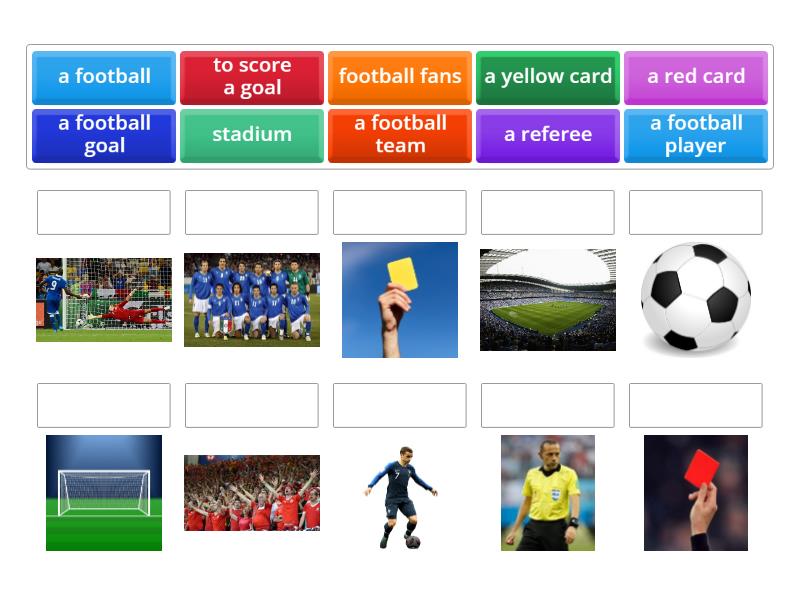 Football vocabulary - Match up