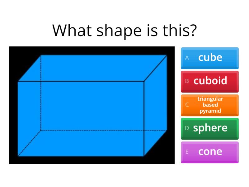 3d shape - Amended - Quiz
