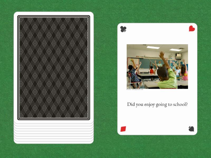 English File Inter+. Happy Childhood. Speaking. - Random cards