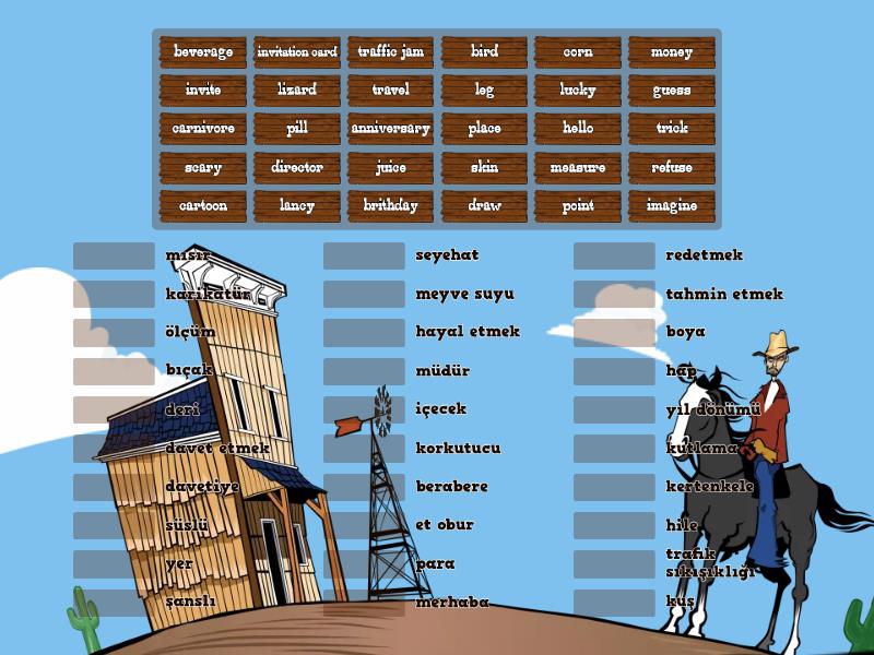 WORDWALL - Match Up