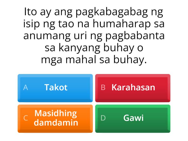 Pagsusulit 1 - Modyul 1- Pananagutan Ng Mga Tao Sa Sa Kahihinatnan Ng ...