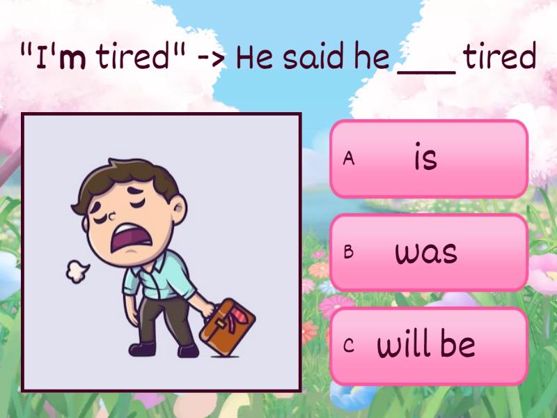 Backshift Of Tenses