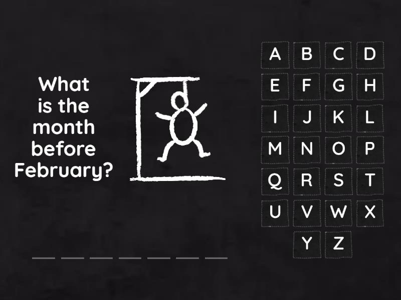 Before And After Hangman