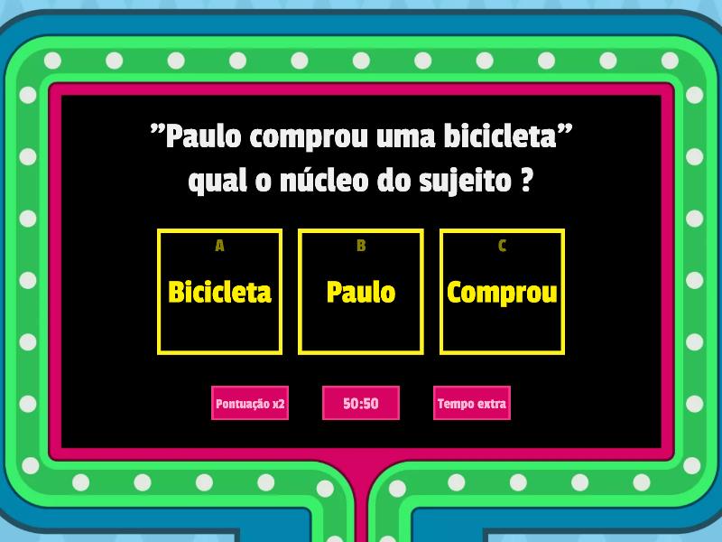 Sujeito Simples E Composto - Concurso De Preguntas