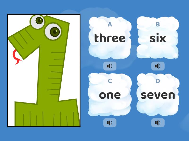 Numbers 1-8 - Quiz
