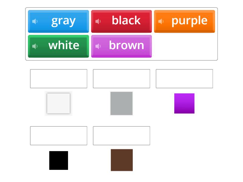 EW1 colours part 2 - Match up