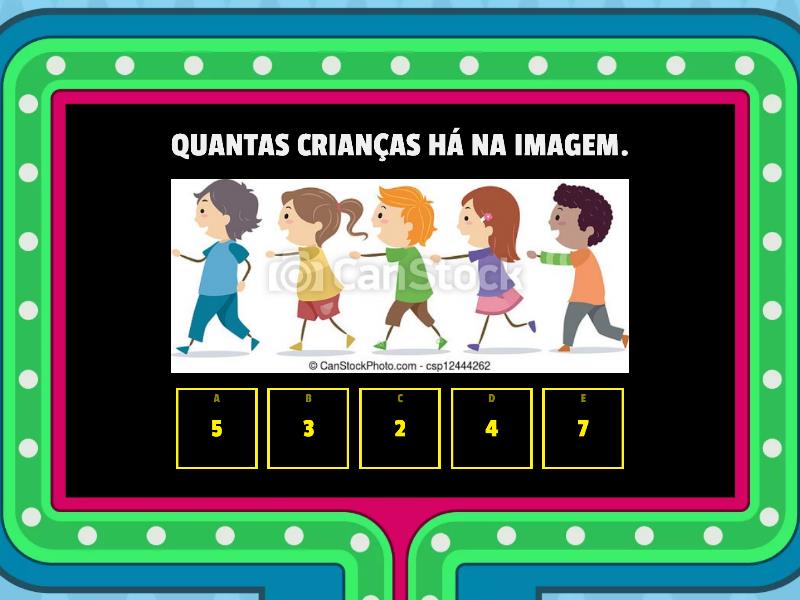 QUIZ 1º ANO MATEMÁTICA - Game Show De TV